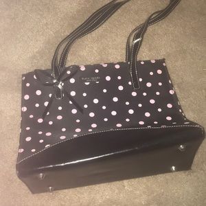Black and pink Kate Spade purse
